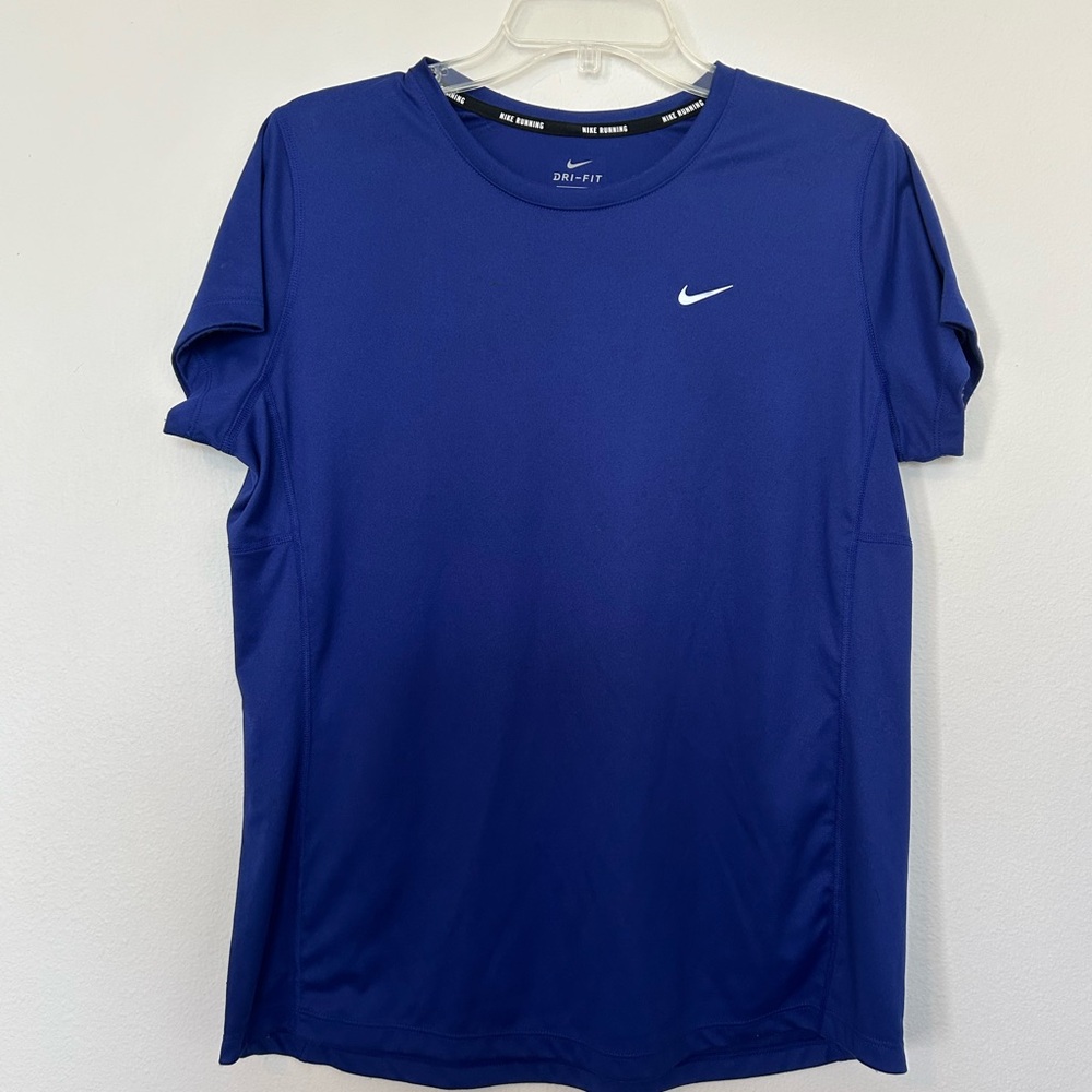 Nike Dri-FIT Running T-Shirt in Royal Blue